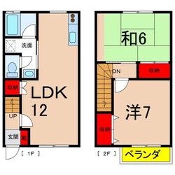 伊那上郷駅 徒歩37分 1-2階の物件間取画像